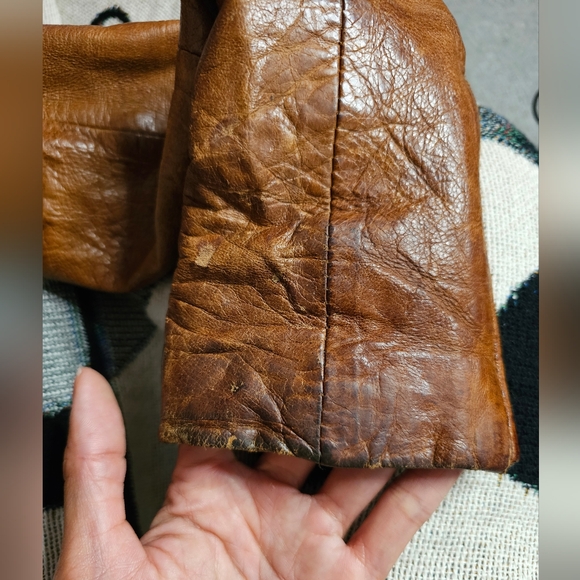 Zara trafaluc leather jacket - Picture 4 of 5